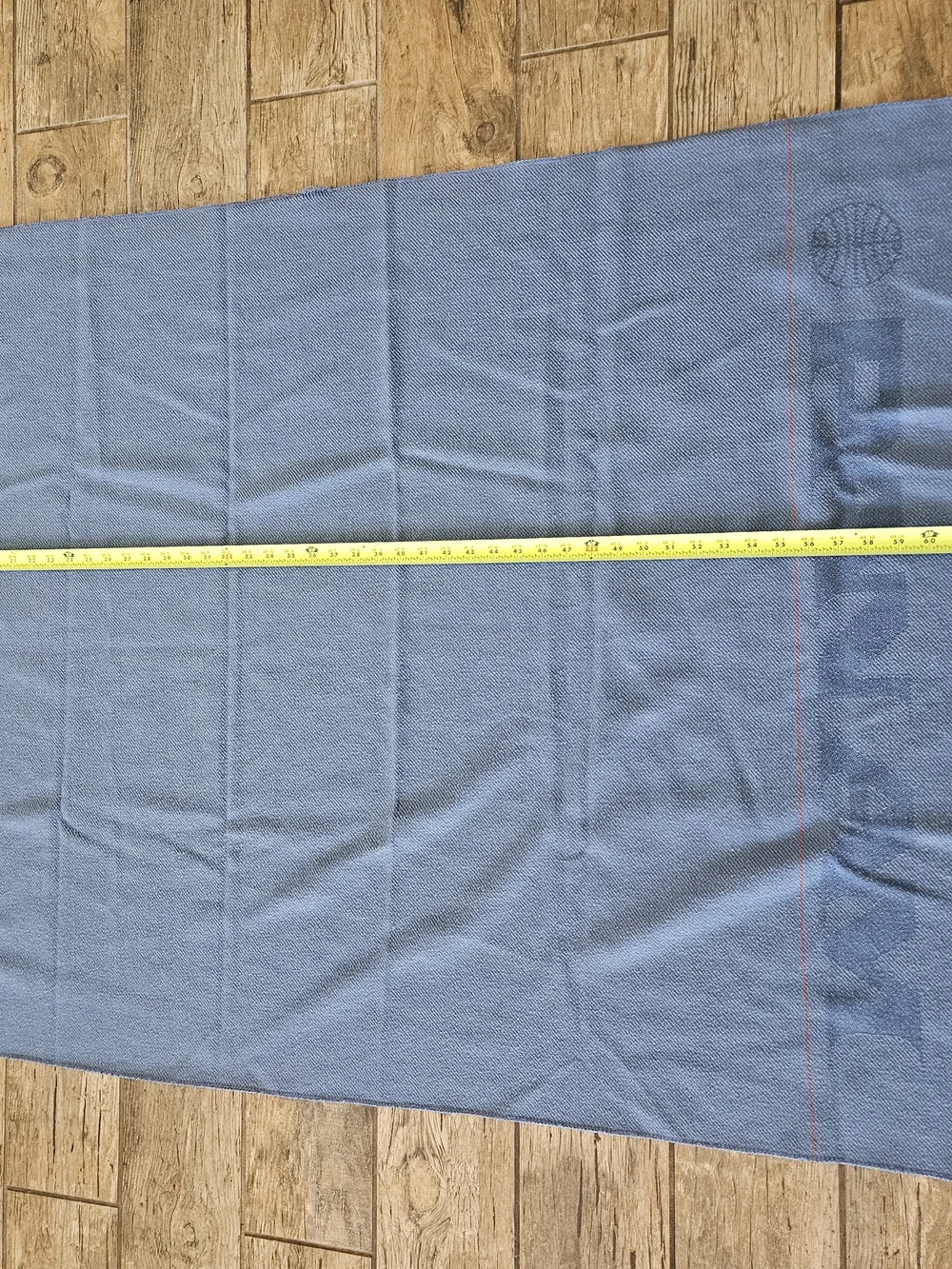 vintage PAN AM  1980s airline cabin blanket blue woven Zoeppritz